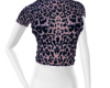 *B* Leopard Top/Purple