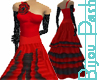 Flamenco Skirt  Red&Blk