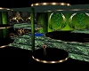 gold emerald dragon room