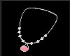 [xo]Pink pearl necklace