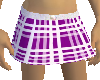 Purple and White Skirt