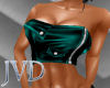 JVD Teal Leather Top