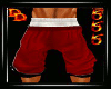 (DD) red jordan shorts