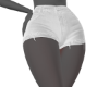 L! WHITE DENIM SHORTS