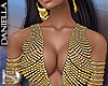 D| Dress Sexy Gold RL