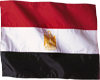 Egypt on wall flag