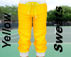 Yellow sweat pants