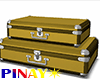Gold Luggage Stack