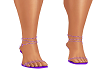 Purple sparkle heels