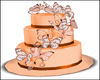 Peach Butterfly Cake