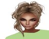 Blonde Messy Pony Tail