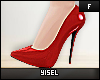 Y. Glossy Red Pumps