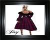 Tartan Coat Dress Pink