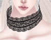 NNN. Black Lace Choker