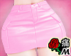 蝶 Leather Pink Skirt