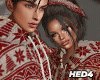 Xmas Couple Sweeater M