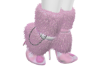 winter boots pink