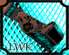 Riveted Lace Heels Teal