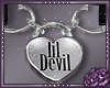 ♥ collar lil devil