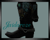 Boho Cowgirl Boots-Turq