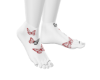 butterfly feet