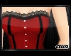 `m • Starch Red Corset
