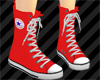 *Converse High Tops Red