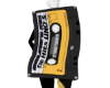 casette negro amarillo