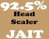 92.5% Head Scaler