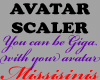 Avatar Scaler for Male