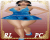 PC] RL Blue Floral Dress