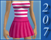 Stripy Pink Dress