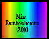 Miss Rainbowlicious 2010