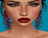 FC Red earrings