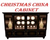 CHRISTMAS CHINA CABINET
