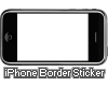 iphone border sticker