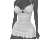 White Velvet Dress