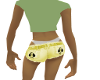 Betty boop shorts yellow