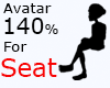 Avatar 140% Seat