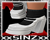 H. Sexy Nun White Heels