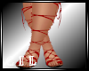 !C! STRAPPY SANDALS RED