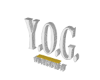 YOG wall sign
