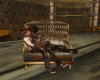 Steampunk cuddle chair