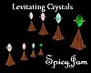 Levitating Clear Crystal