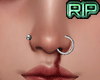 R. Nose piercings F