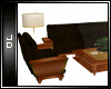 JD Modern Brown Sofa 1