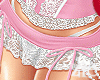 Lace Pink Mini Skirt