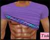 couples purple bow top