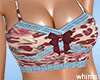 Lacy Leopard Shorts Set