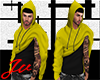 Black and Yellow Hoodie